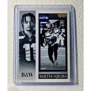Jaxon Smith-Njigba 2023 Panini NFL #27 Black & White Rookies Card Seahawks 1/216